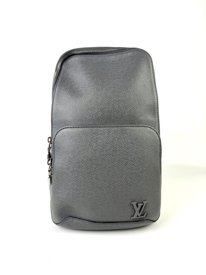Louis Vuitton Taiga Leather Grey Avenue Sling Bag