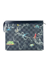 Louis Vuitton Damier Graphite Map Pochette Voyage 1