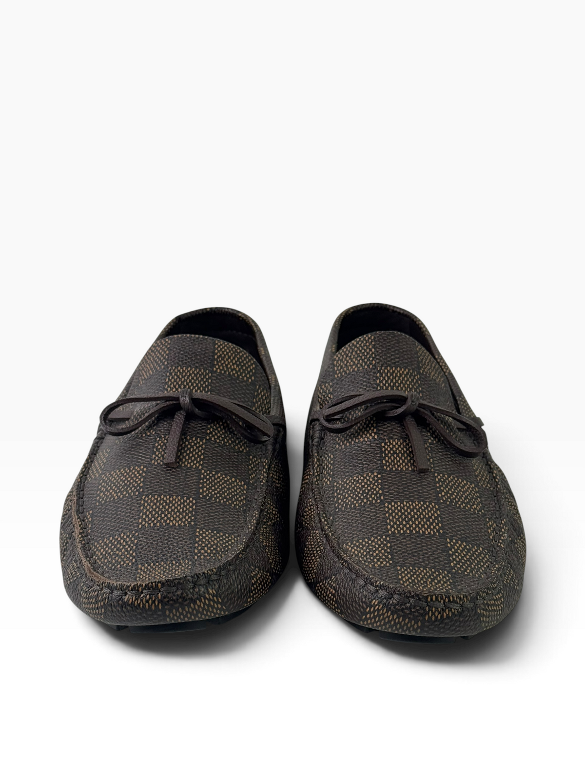 Louis Vuitton Driver Monogram Damier Brown Moccasin