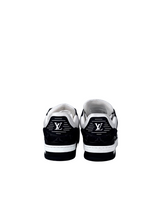 Louis Vuitton Monogram Denim Black Trainer Sneakers 5