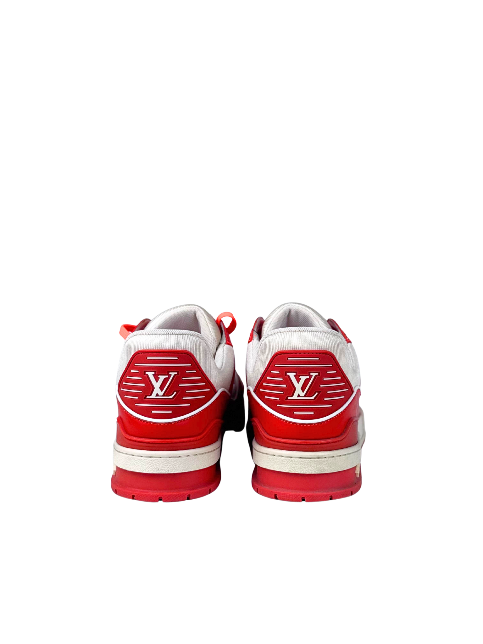 Louis Vuitton Trainer Orange White Sneakers