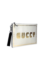 Gucci X Sega Logo White Clutch 2