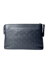 Louis Vuitton Shadow Monogram Leather Souple Pochette 5