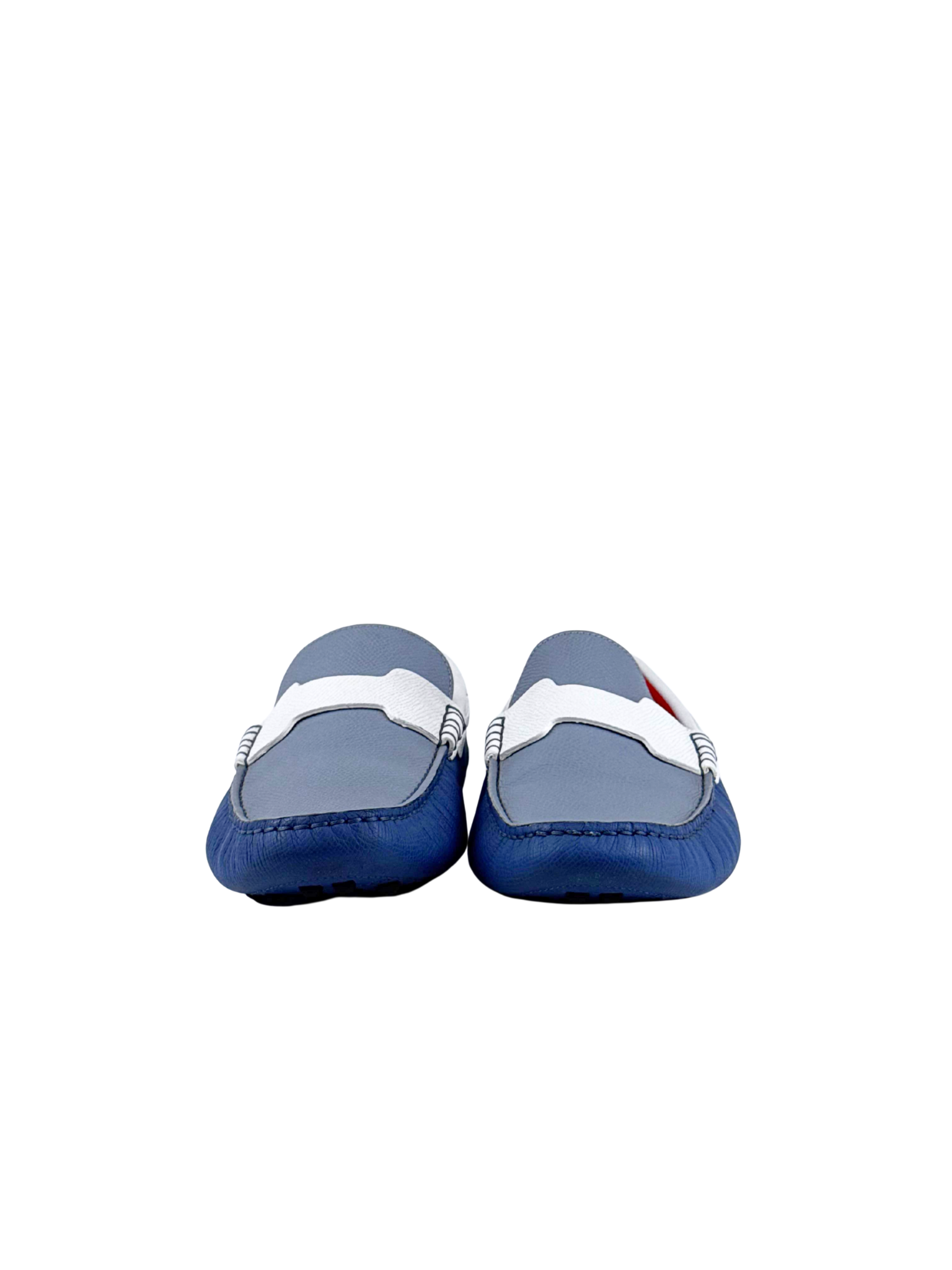 Hermes Oscar Blue Loafers