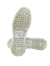 Prada Voluminous Leather Triangle Logo Black & White Sneakers 4