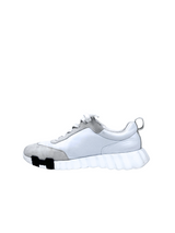 Hermes Bouncing White Leather Sneakers 3