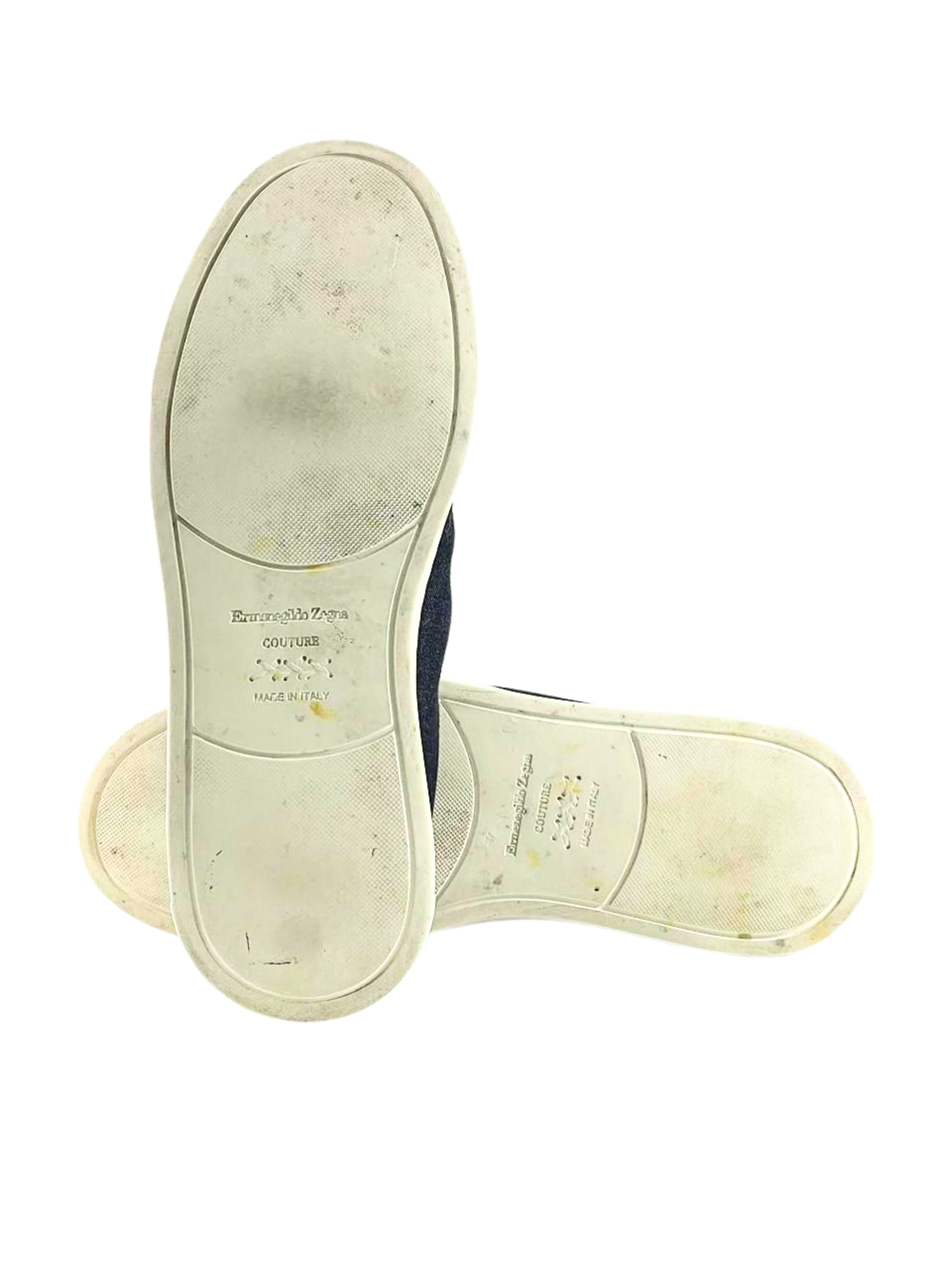 Zegna Triple Stitch Fabric Slip On