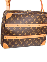 Louis Vuitton Monogram Maccasar Soft Trunk MM Messenger Bag 6
