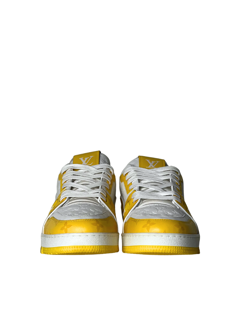 Louis Vuitton Monogram Yellow Trainer Sneakers