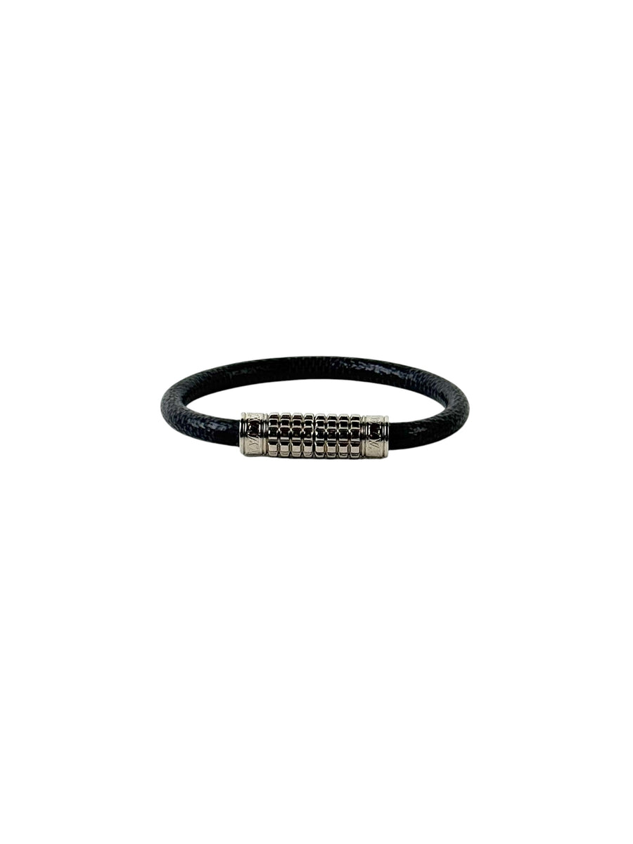 Louis Vuitton Damier Graphite Keep It Bracelet