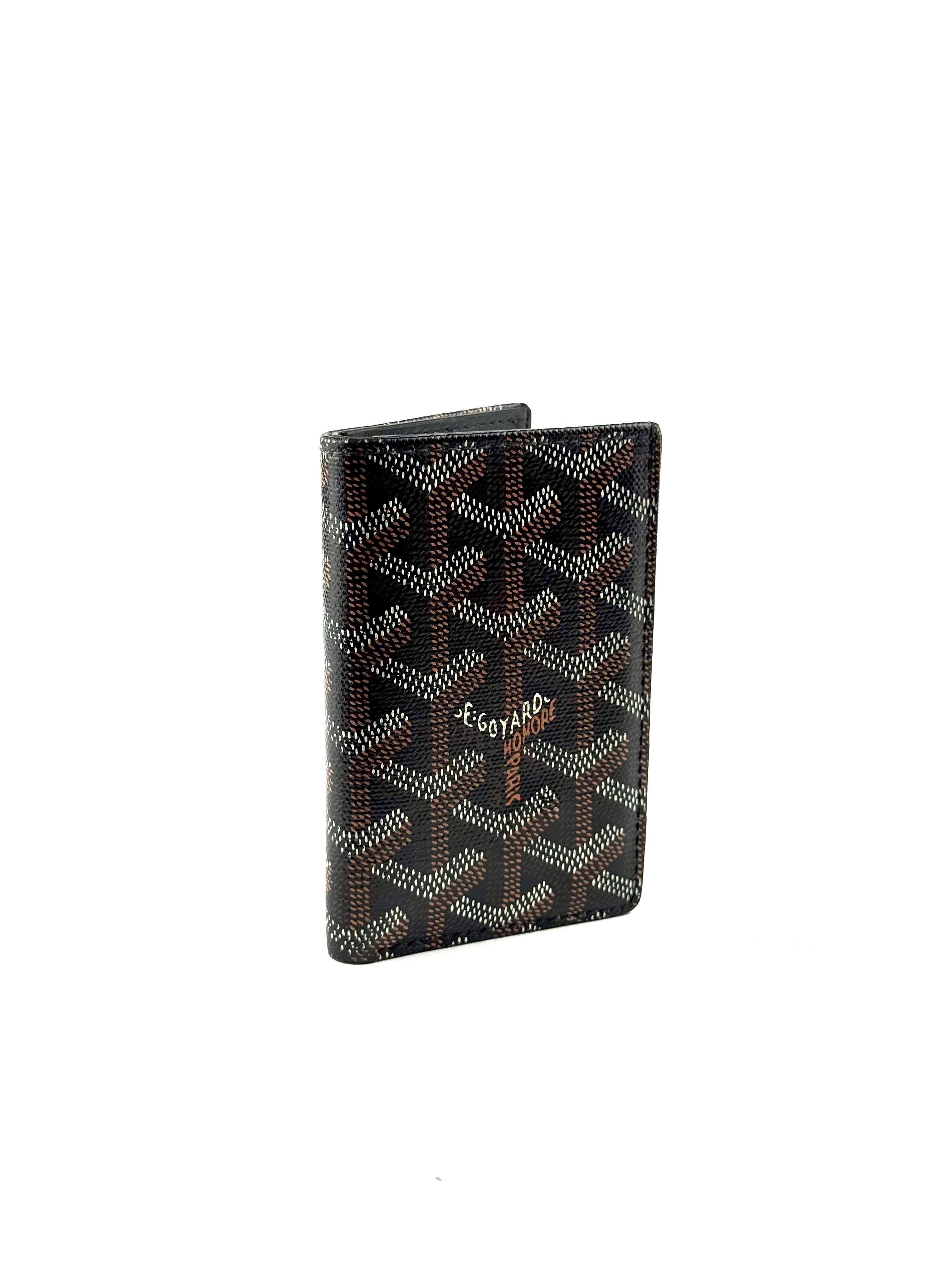 Goyard Saint Pierre Card Bifold Wallet Black
