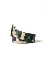 Louis Vuitton LV Mega Pixel 40MM Green Damouflage Reversible Belt 2