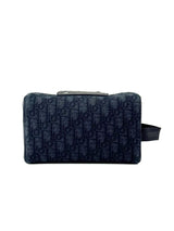 Christian Dior Oblique Jacquard Black Lingot Toiletry Pouch Bag 5