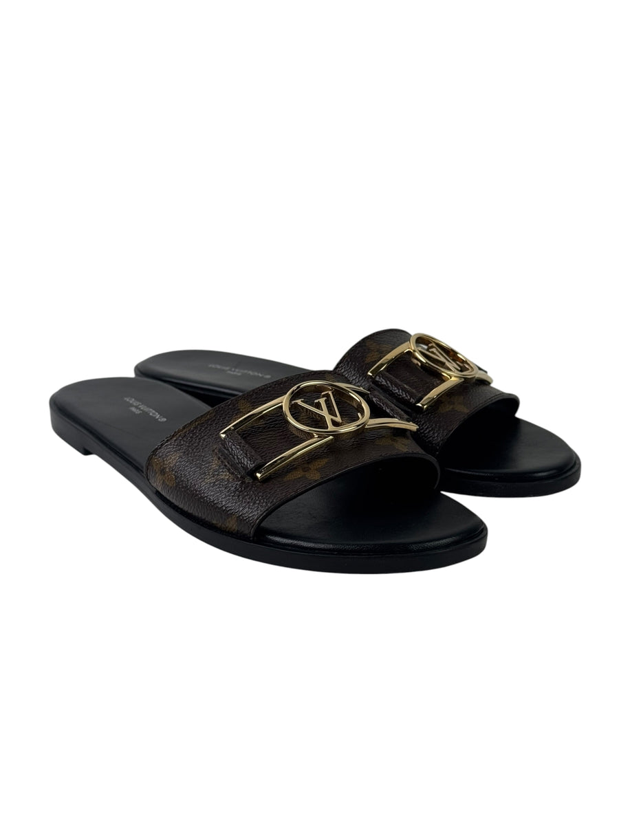Louis Vuitton Monogram Lock It Mules