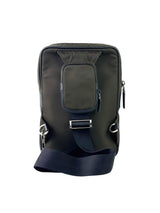 Prada Triangle Logo Tessuto Nylon Green & Black Slingbag 6