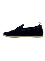 Loro Piana Venice Walk Navy Suede Slip On 3