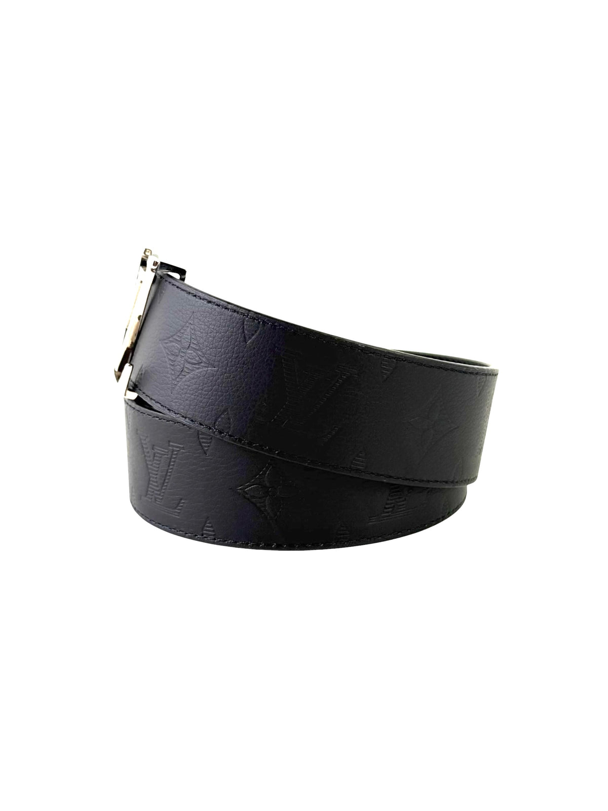 Louis Vuitton Initial 40mm Shadow Monogram Black Belt
