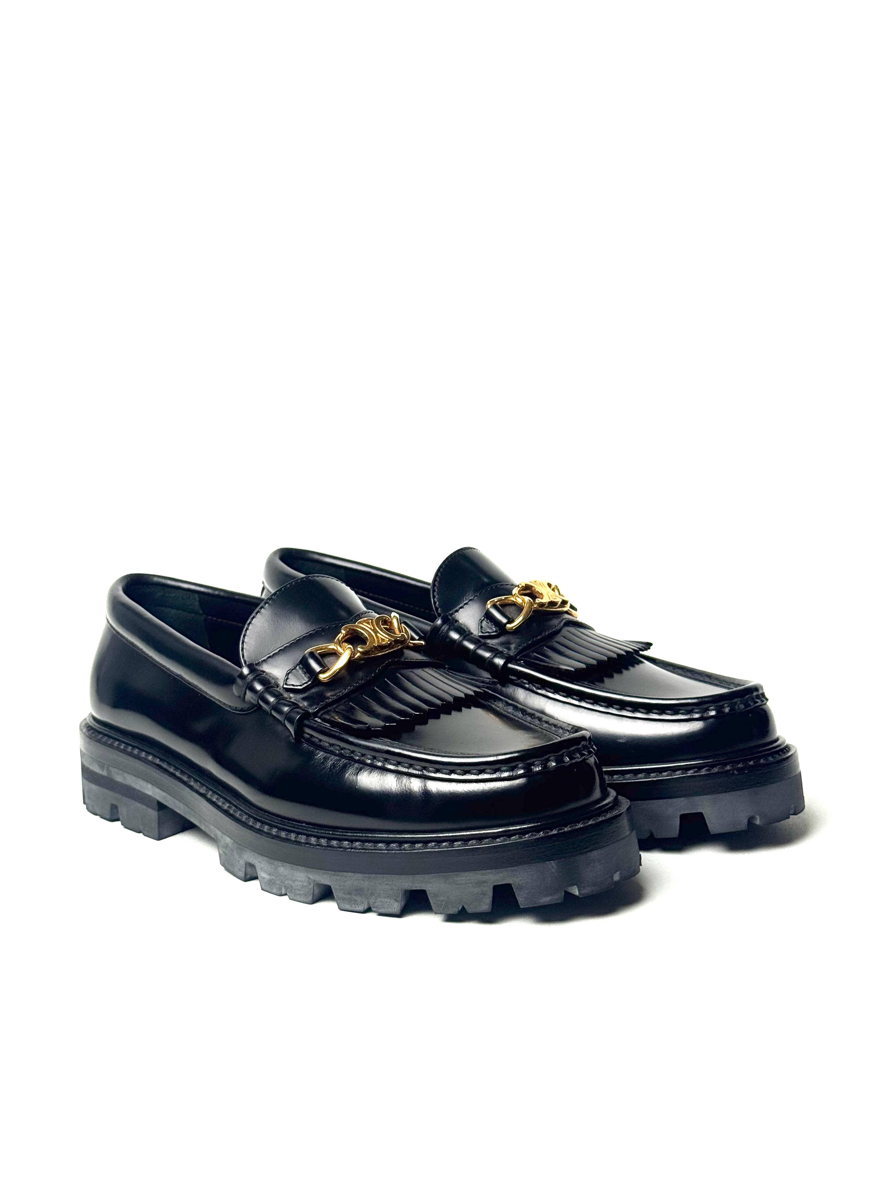 Celine Triomphe Chunky Loafers GHW