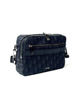 Christian Dior Oblique Jacquard Black Safari Messenger Bag 2