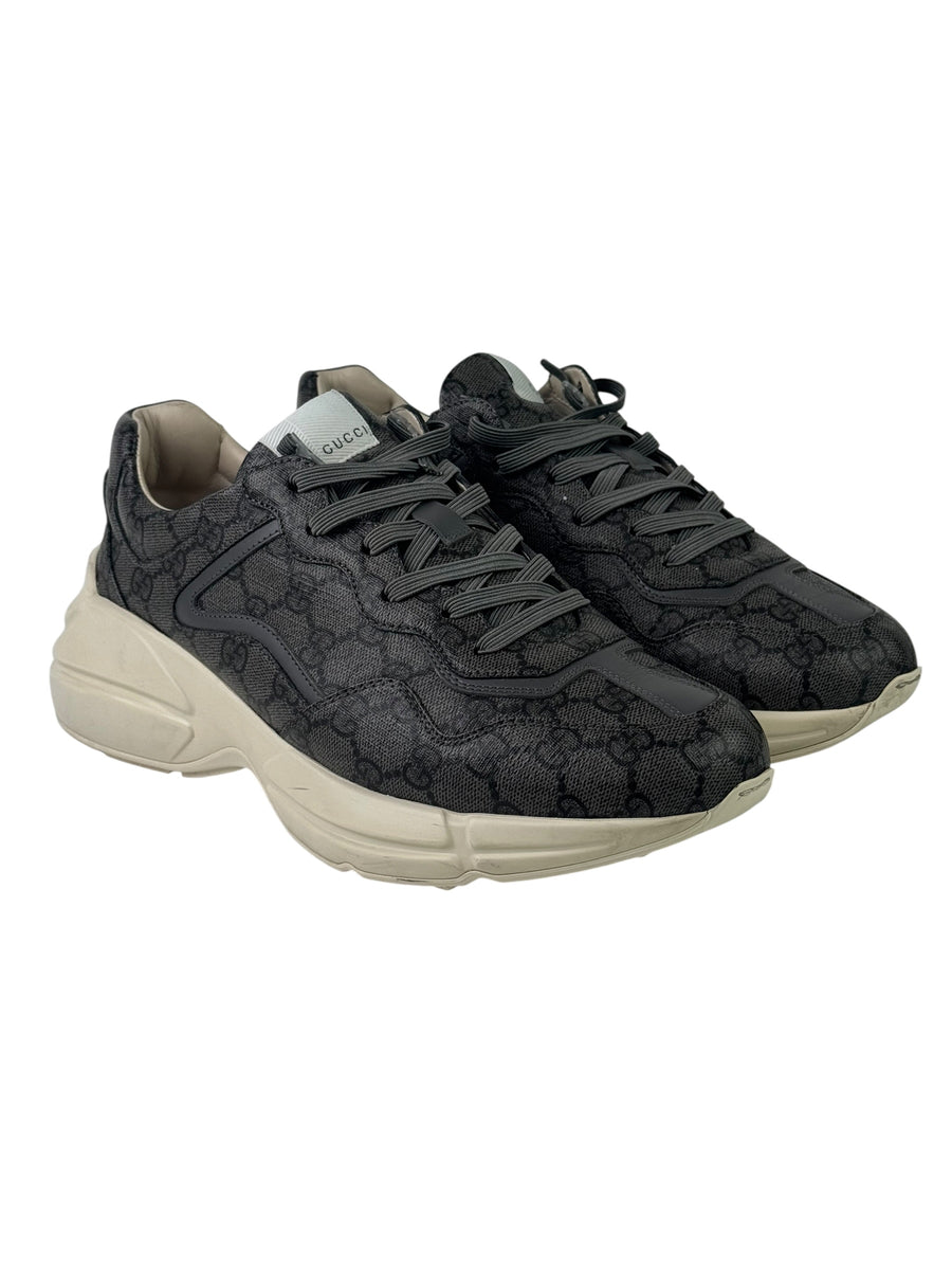 Gucci GG Supreme Grey Rhyton Sneakers