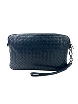 Bottega Veneta Intrecciato Navy Kasai Pouch 6