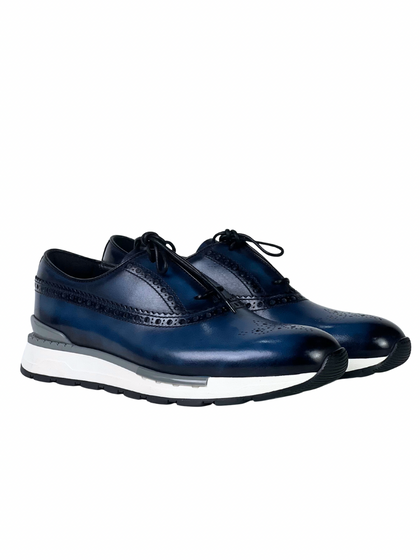 Berluti Fast Track Blue Sneakers