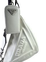 Prada Triangle Calf Leather Shoulder Bag 5