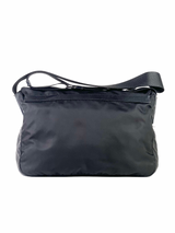 Prada Nylon Black Triangle Logo Messenger Bag 5