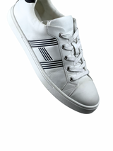Hermès White / Black Avantage Leather Sneakers 6