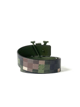 Louis Vuitton LV Mega Pixel 40MM Green Damouflage Reversible Belt 3
