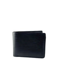 Louis Vuitton Logo Epi Leather Black Multiple Wallet