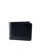 Louis Vuitton Logo Epi Leather Black Multiple Wallet 1