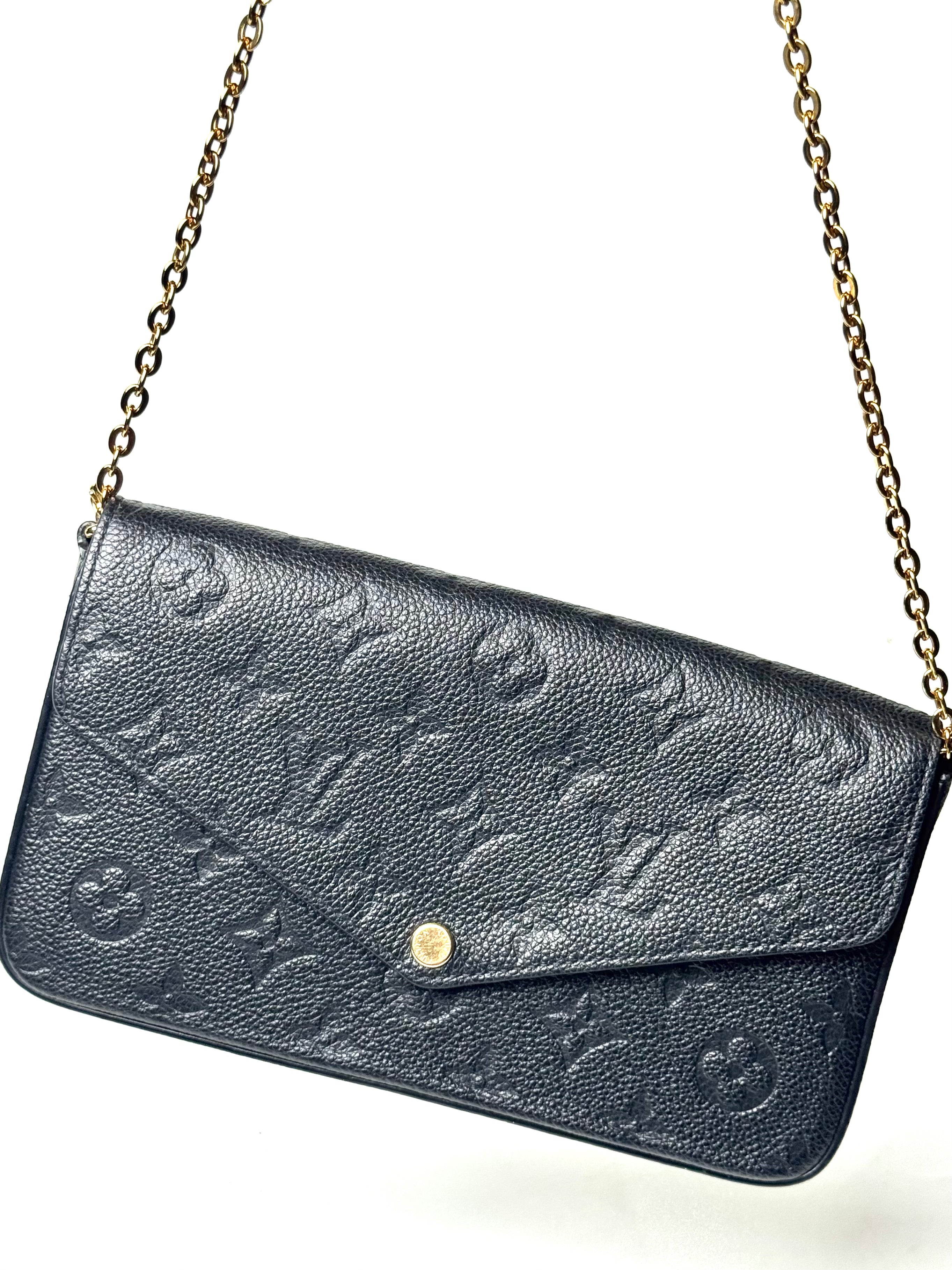 Louis Vuitton Empreinte Monogram Black Felicie Slingbag