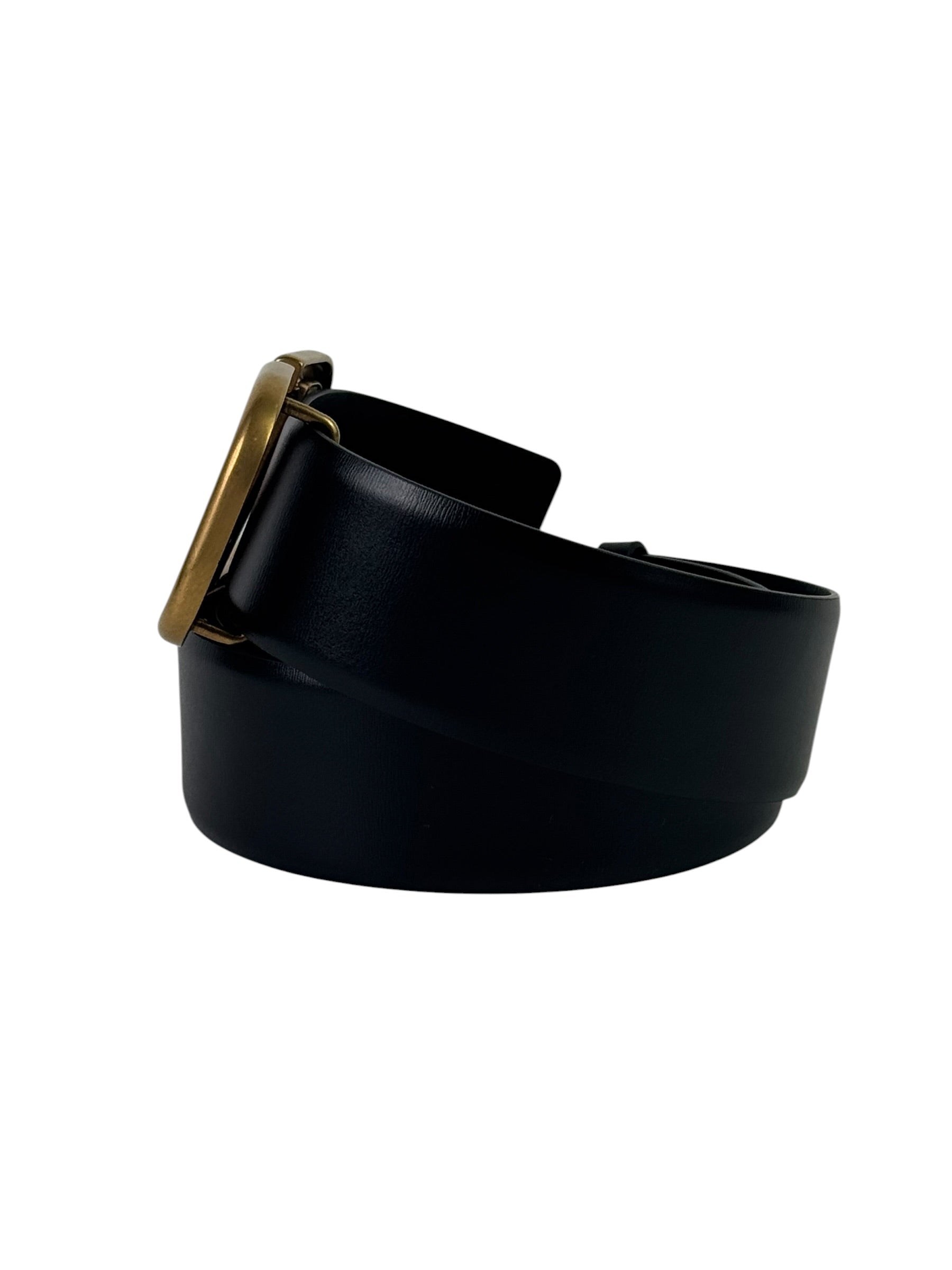 Valentino Garavani Signature Calfskin Belt 40mm Black