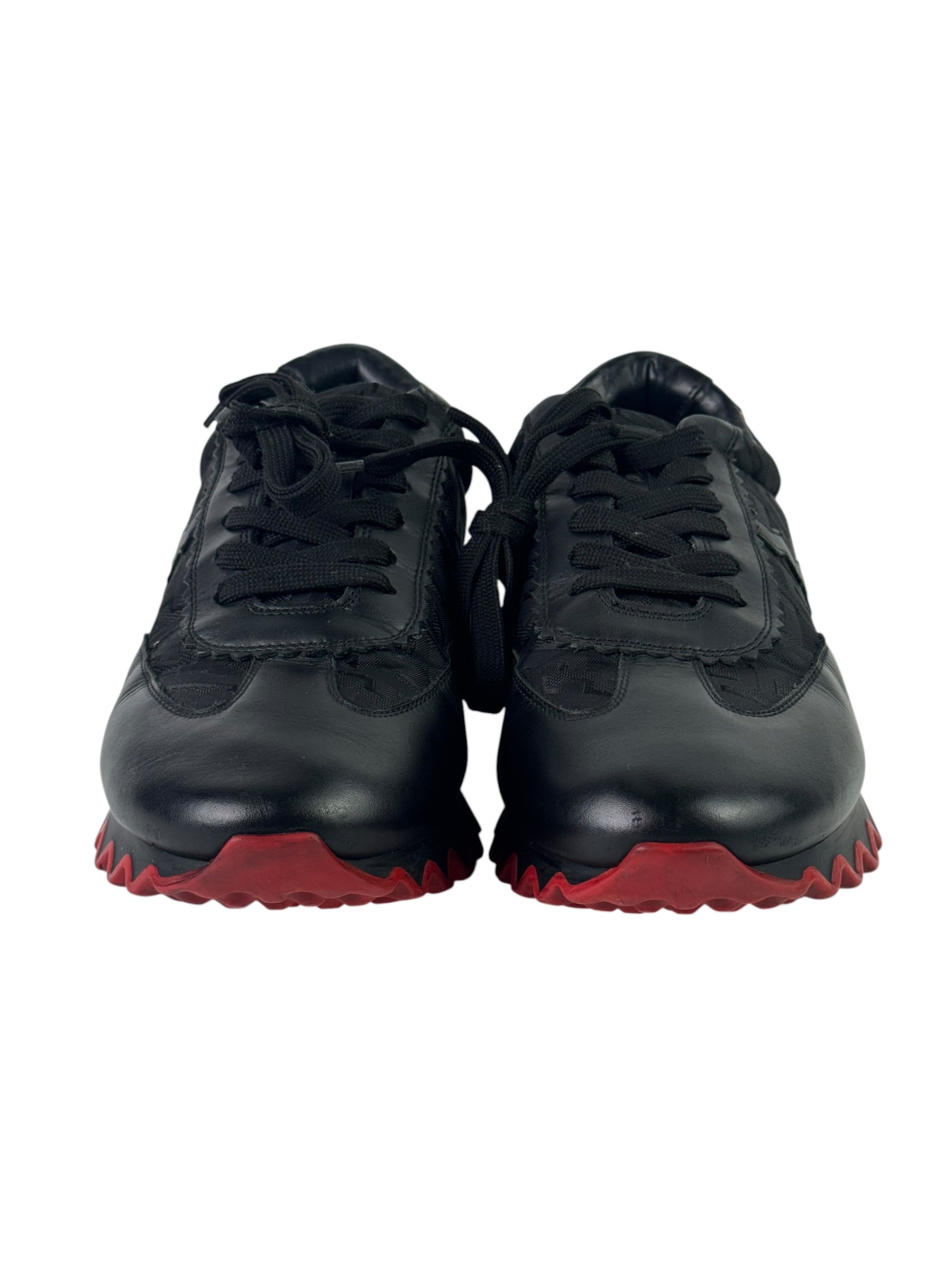 Christian Louboutin Loubie Shark Black Sneakers