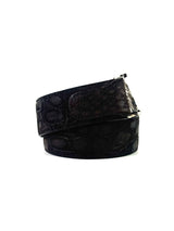 Brioni Logo Crocodile Leather Belt 3