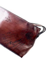 Berluti Scritto Ivy Brown Toiletry Pouch 6