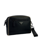 Prada Triangle Logo Saffiano Leather Wristlet 2-Way Clutch & Messenger Bag 2