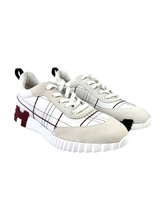 Hermès Bouncing Stitch White Leather Sneakers 1
