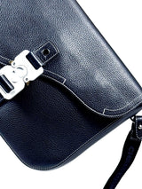 Christian Dior Saddle Grain Leather Clutch 6