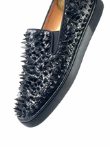 Christian Louboutin PIK PIK Snake Skin Rollerboat Slip On 6