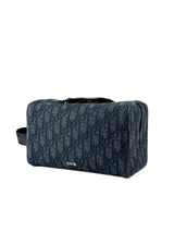 Christian Dior Oblique Jacquard Black Lingot Toiletry Pouch Bag 3
