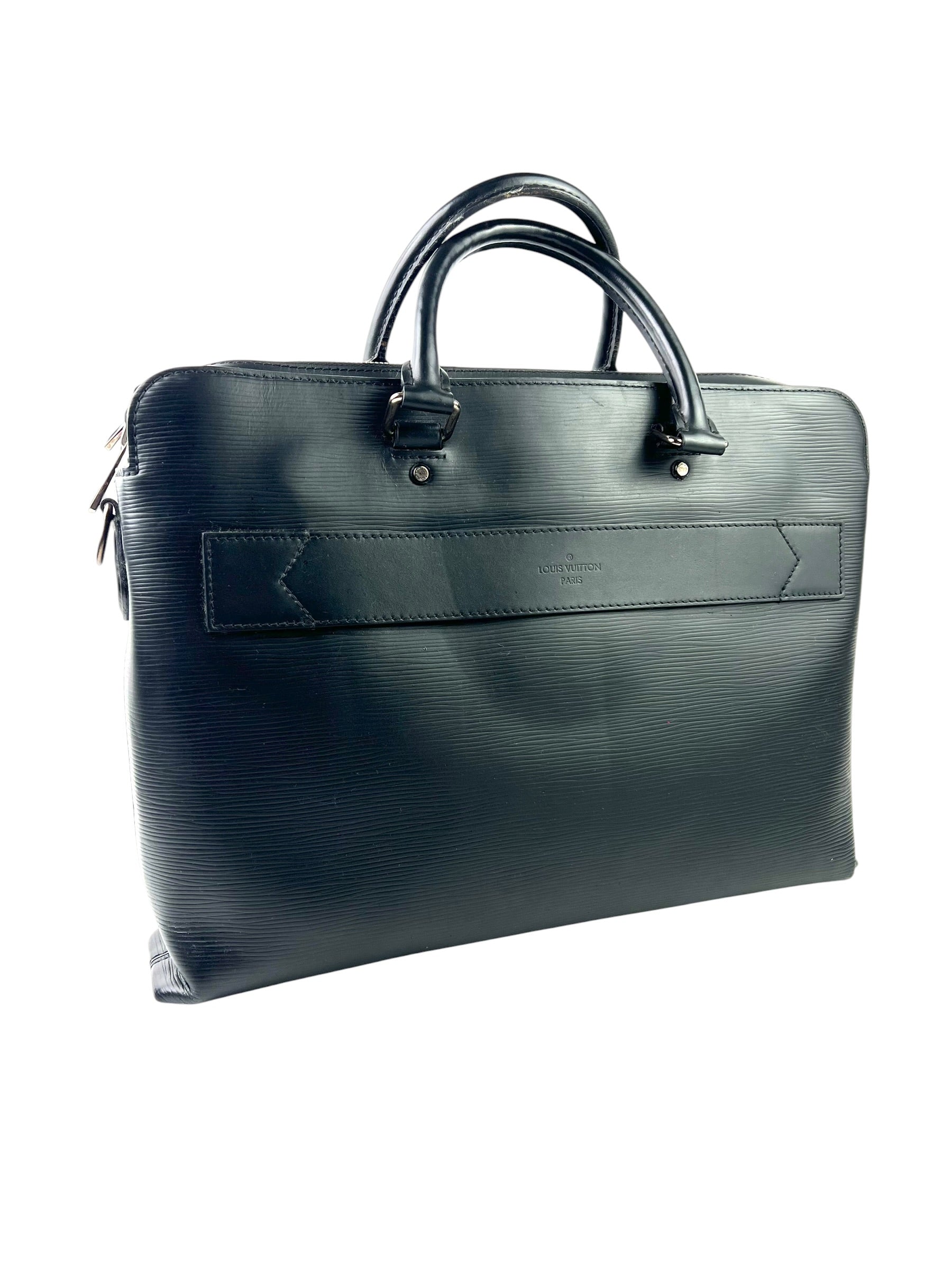 Louis Vuitton Epi Leather Black Jour Briefcase Bag