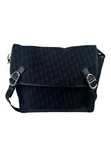 Christian Dior Oblique Jacquard Black Jett Messenger Bag 1