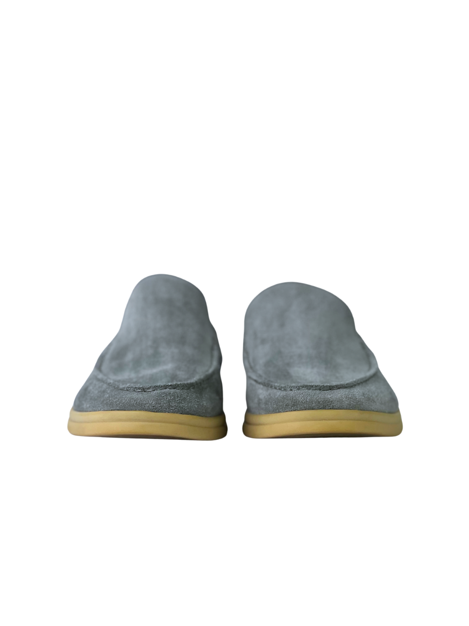Loro Piana Suede Baby Blue Summerwalk Slip On
