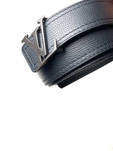 Louis Vuitton Initial Logo Taurillon Navy Reversible Belt 5