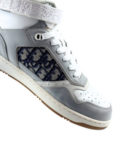 Christian Dior B27 Oblique Jacquard Mid Top Sneakers 6