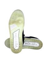 Louis Vuitton Eclipse Monogram Black Suede Trainer Sneakers 5