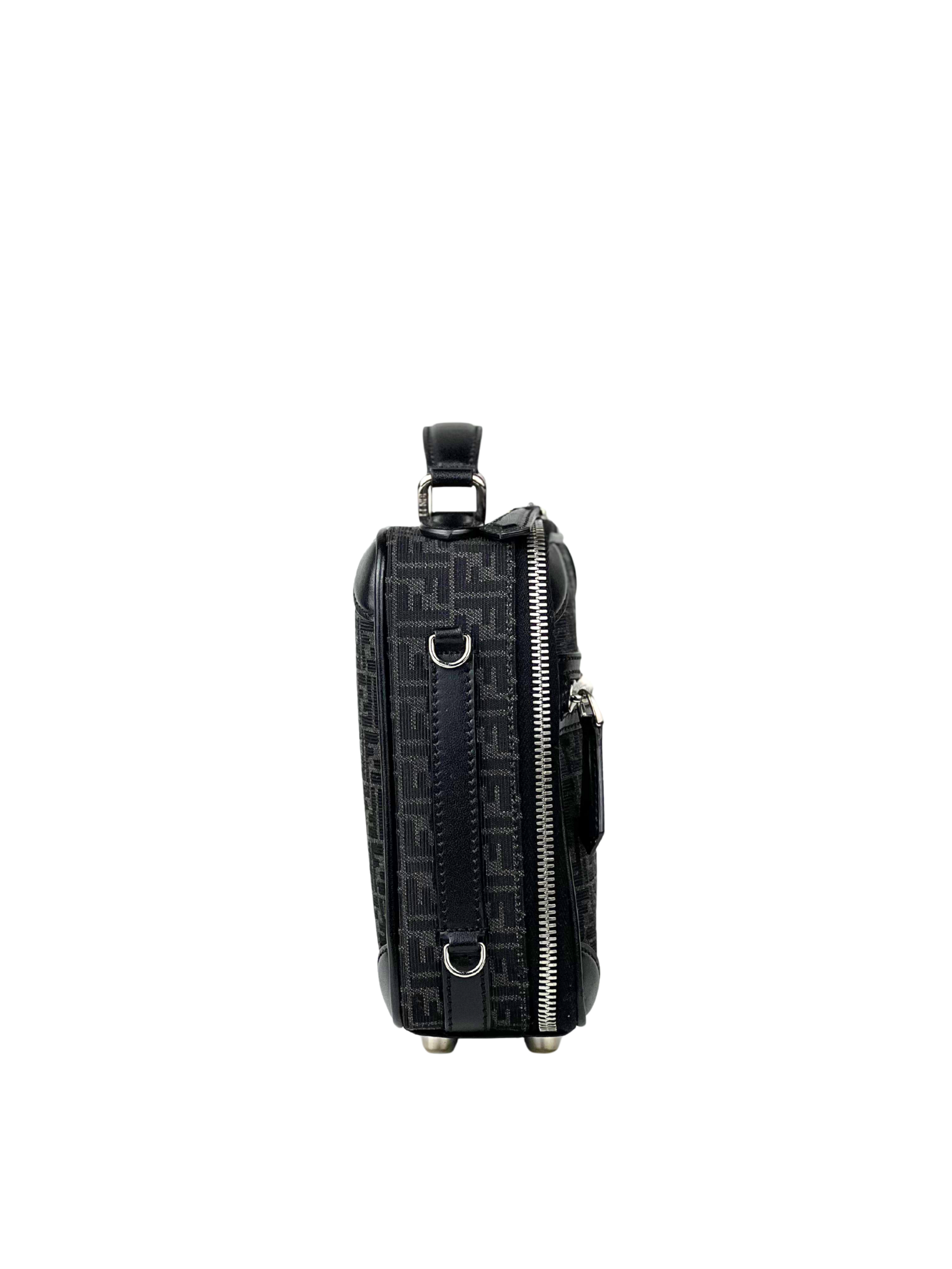 Fendi FF Logo Mini Troley Jacquard Slingbag