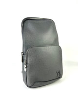 Louis Vuitton Taiga Leather Grey Avenue Sling Bag 2